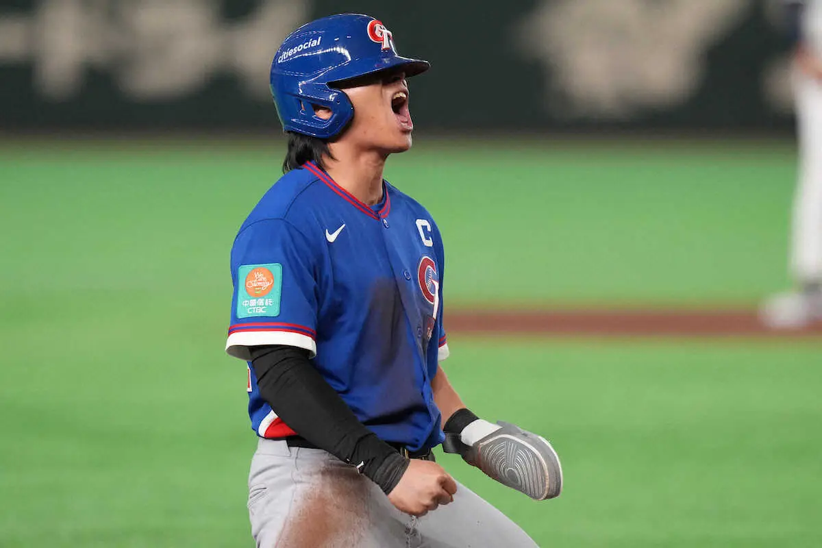 【画像・写真】【WBC】骨折しながら気迫のヘッスラ…台湾主将が思いつづる「感動的」　ファンねぎらい「最高だったよ」