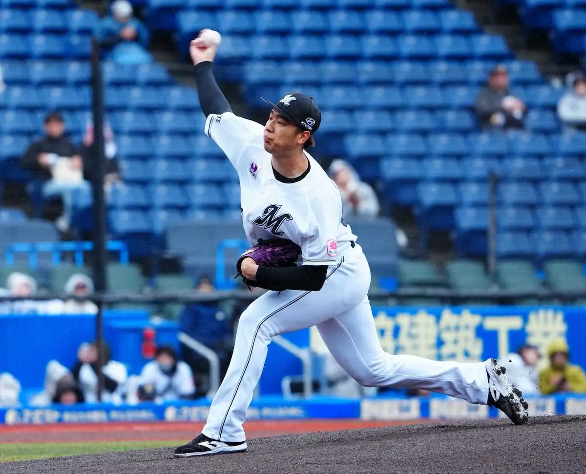 【画像・写真】ロッテ・木村　初の開幕ローテ前進！6回5安打2失点　ボール先行反省も指揮官は評価「悪くなかった」