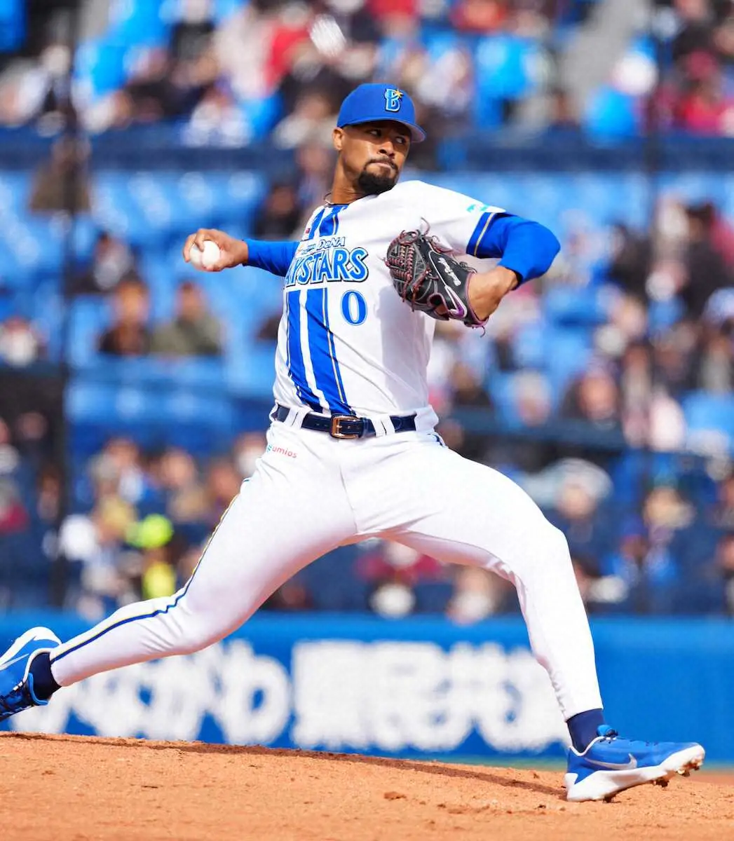 【画像・写真】DeNA・デュープ　気温6度も何の！4回1失点　開幕2カード目の古巣阪神戦も視野に