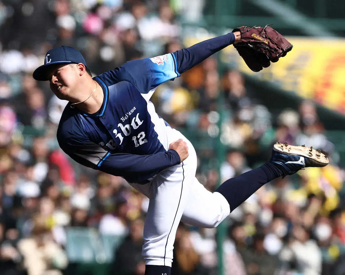 【画像・写真】味方の拙守があっても…西武・渡辺勇太朗　4回2失点も自責0　4三振奪い「全体的には良かった」