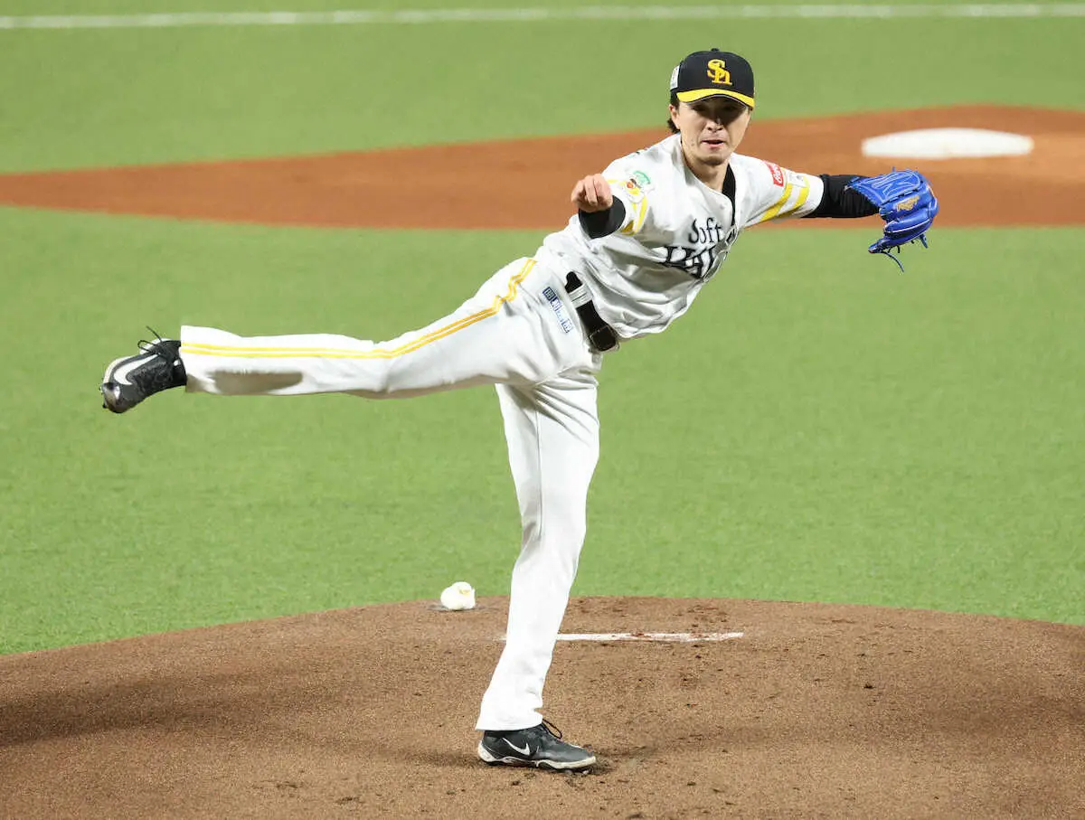 【画像・写真】ソフトバンク上沢直之　開幕へ順調90球「出力が落ちなかった点は良かった」粘って6回2/3を1失点