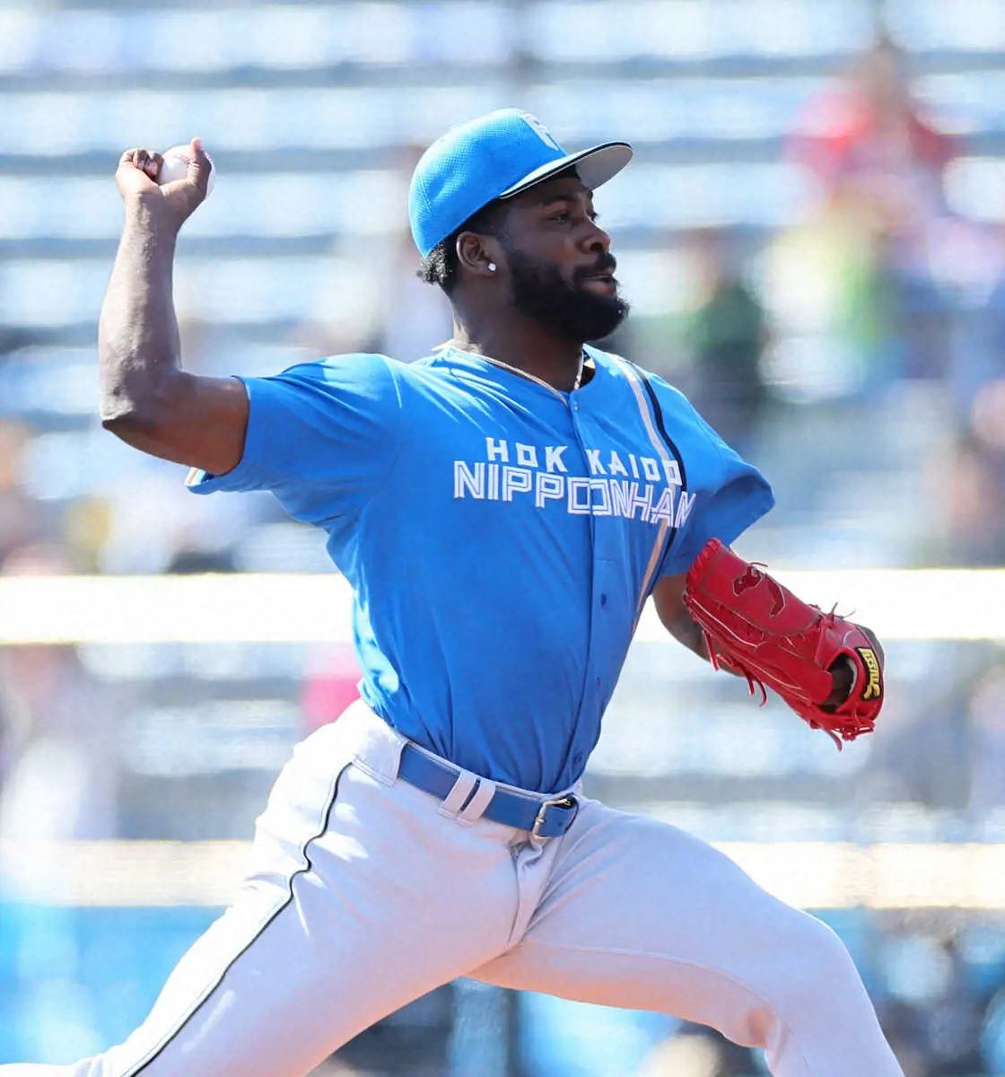 【画像・写真】日本ハム・ラオは伸びしろだらけ！来日初先発で4回1失点＆最速152キロ「暖かくなればもっと出る」