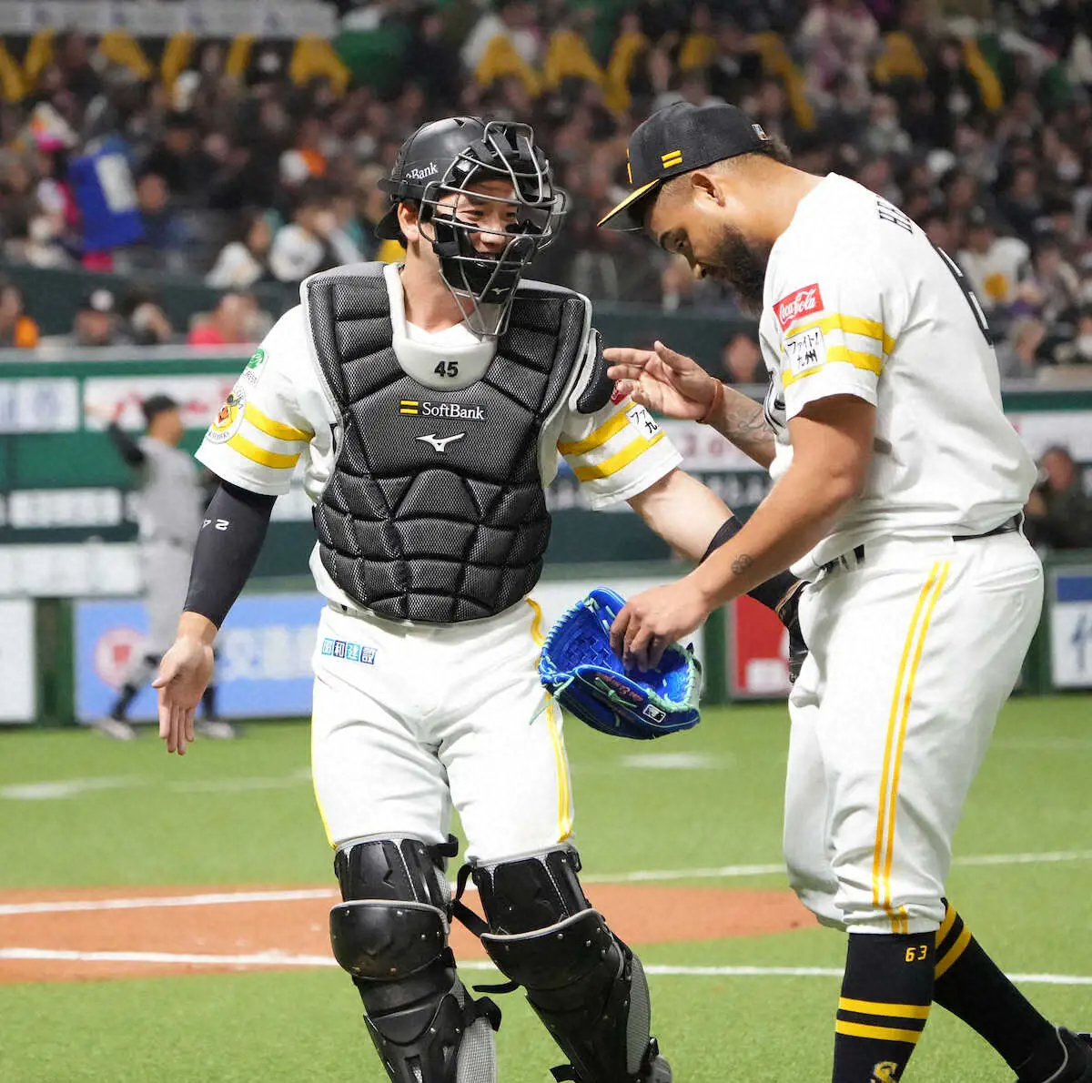 【画像・写真】ソフトバンク・栗原陵矢　復調気配マルチ安打「少しずつ形に」　再挑戦の捕手は「必死です」