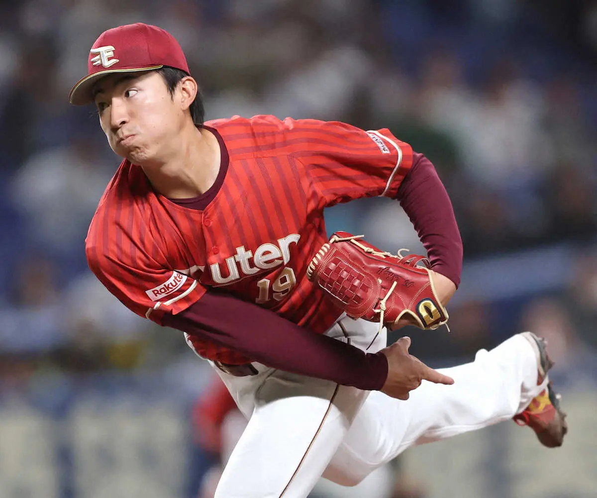 【画像・写真】楽天・開幕投手最有力の荘司康誠は「雨のち晴れ？」　初回3失点も2回以降は完璧　7回102球で9K