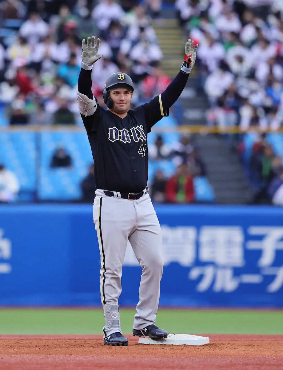 【画像・写真】オリックス・シーモア　待望の“来日初長打”「1本出て良かった」期待の長距離砲がいよいよ本領発揮へ