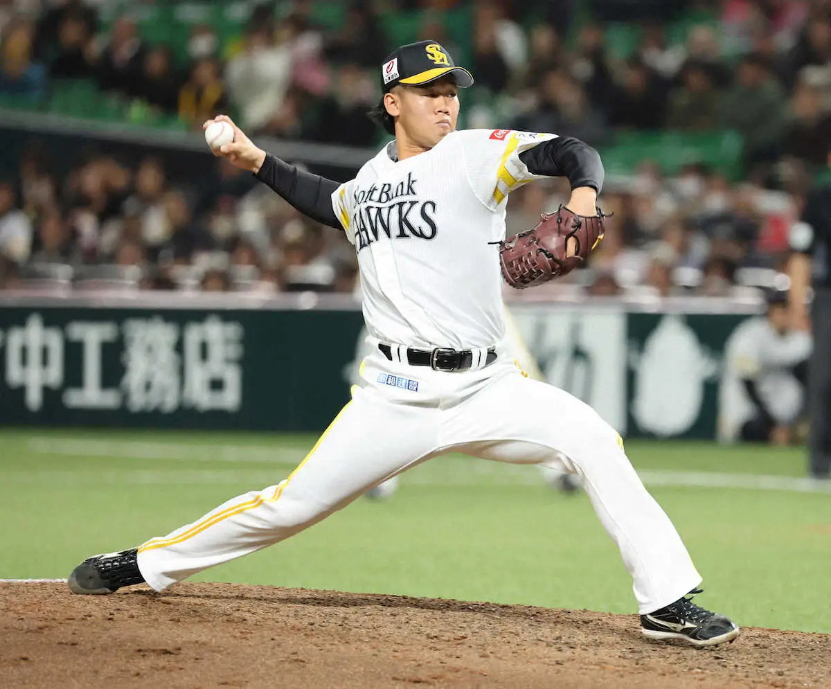 【画像・写真】ソフトバンク　ドラ2・稲川竜汰　開幕1軍へリリーフテスト　倉野コーチ「ピンチでの姿も見たい」