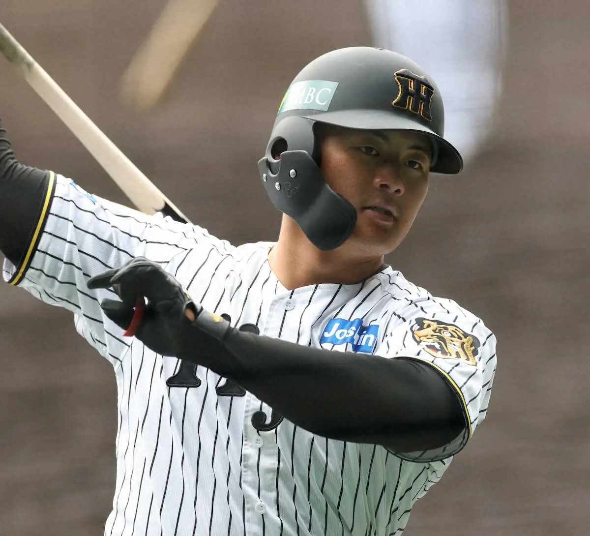 【画像・写真】阪神・前川右京「結果残さないといけない立場」左翼争い危機感　教育リーグ2戦出場から甲子園1軍練習合流