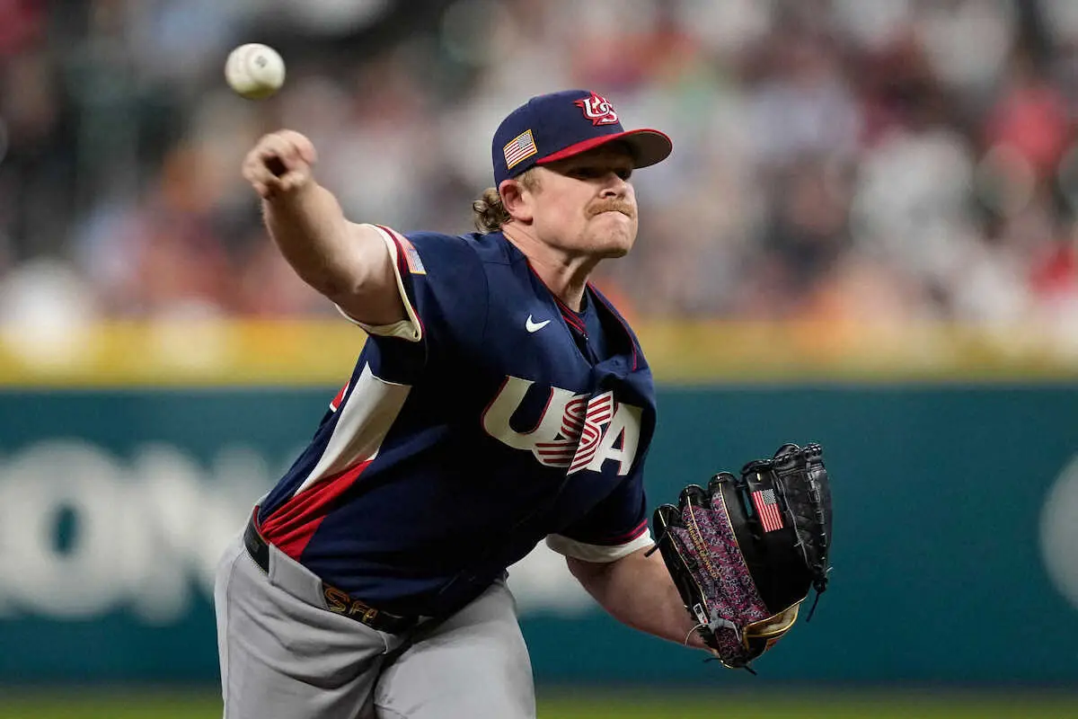 【画像・写真】【WBC】米国先発・ウェブは5回途中無失点の力投！打線も3点援護　準々決勝・カナダ戦