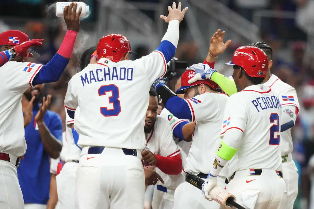 【画像・写真】【WBC】ドミニカ共和国が大会記録に並ぶ通算14本目の本塁打！　5試合中4試合で2桁得点の猛打発揮
