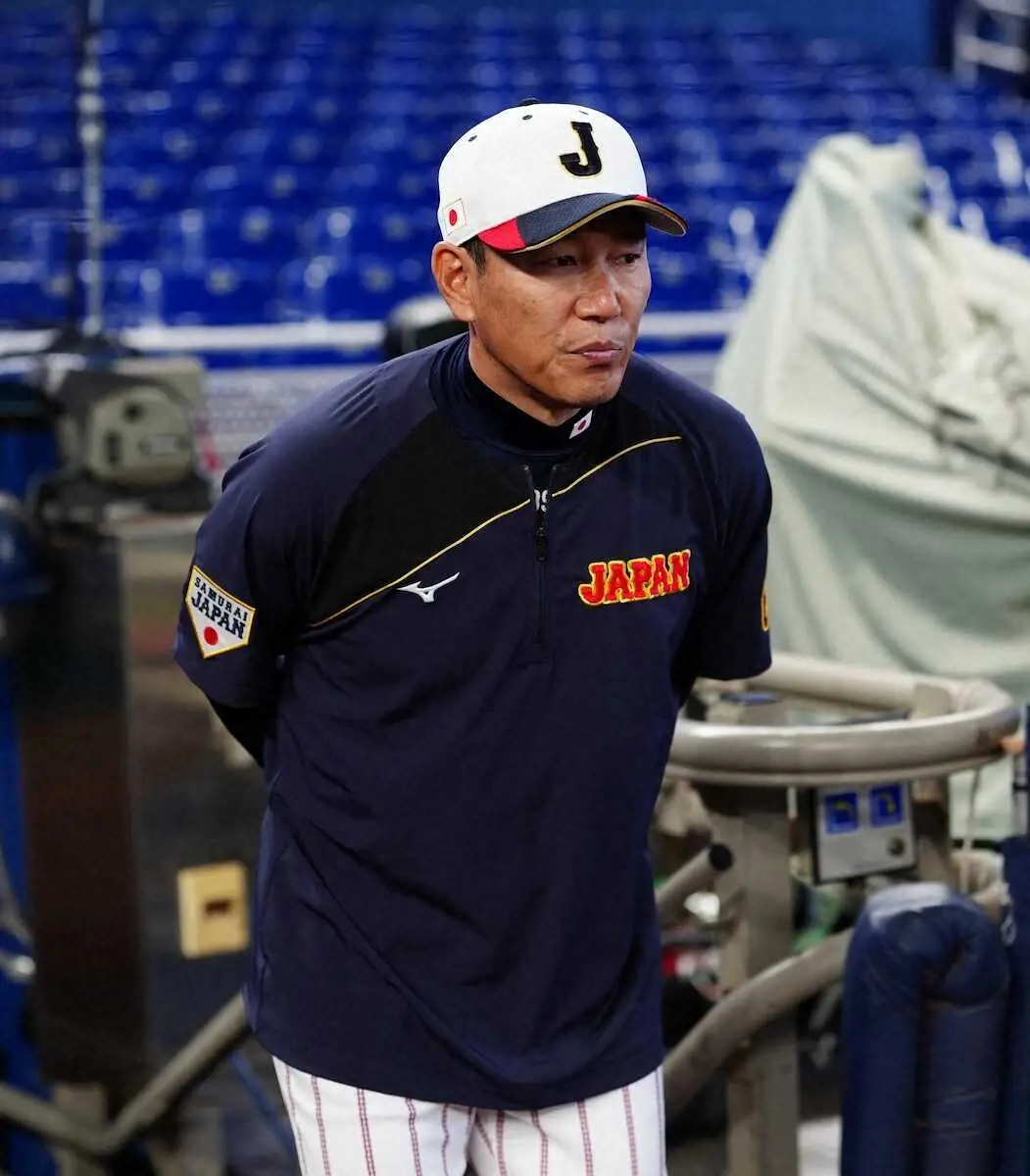 【画像・写真】【侍ジャパン】井端監督　決勝トーナメントに向け「世界と戦う上では長打が必要」