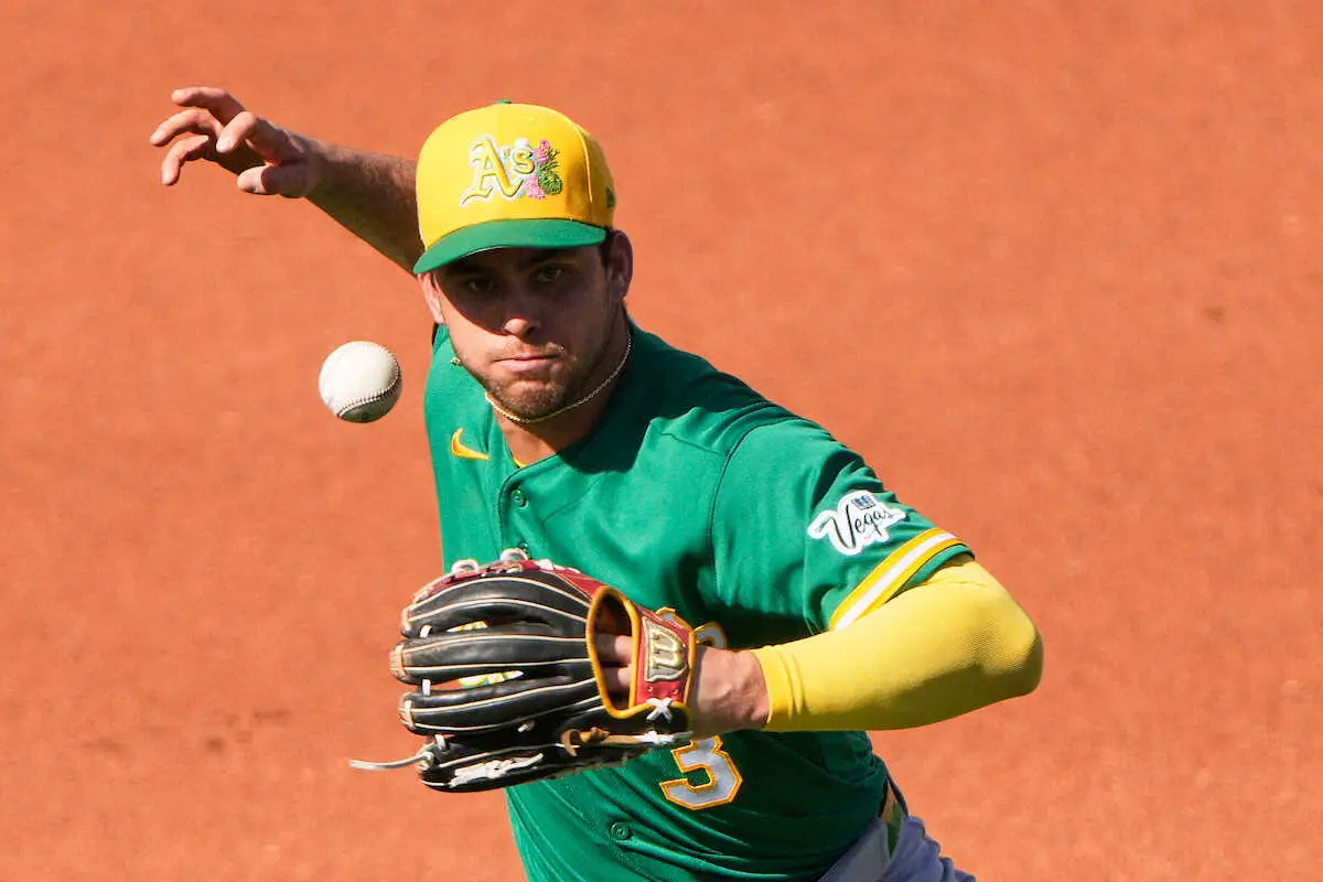 【画像・写真】アスレチックスのマックス・マンシー好調　打率.419、3本塁打で三塁のレギュラー争いリード