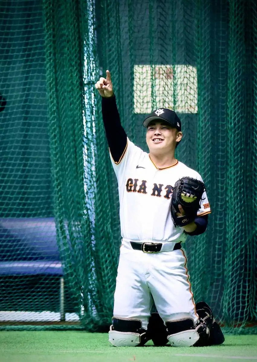 【画像・写真】巨人・山瀬慎之助が激白「ひどくないっすか？」「悲しいっす」　キャンプ中に発生した“大事件”とは