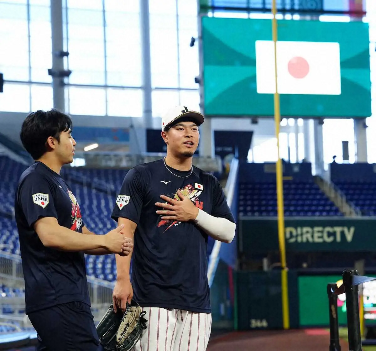 【画像・写真】【侍ジャパン】佐藤輝明　虎戦士初!!決勝Tで打点挙げる　決戦の地を“偵察”済み「思ったよりも狭い」