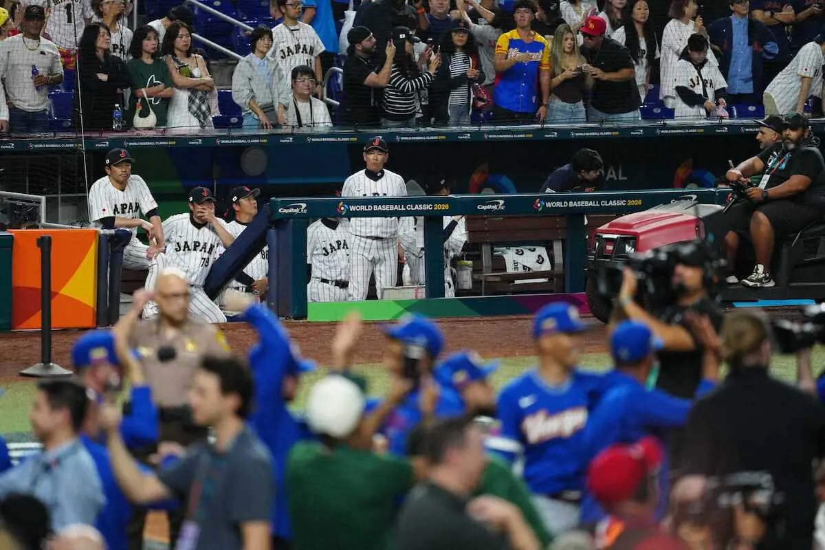 【画像・写真】侍ジャパン“マイアミの悪夢”プロ参加2000年以降の主要国際大会で初めて4強逃す屈辱…WBC連覇夢散