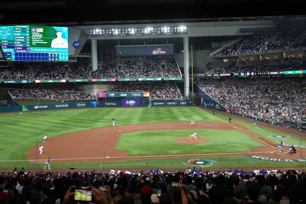 【画像・写真】【WBC】球場の歴史塗り替えた野球大国の激突　前回大会決勝超える球場最多観衆が熱戦の証言者に