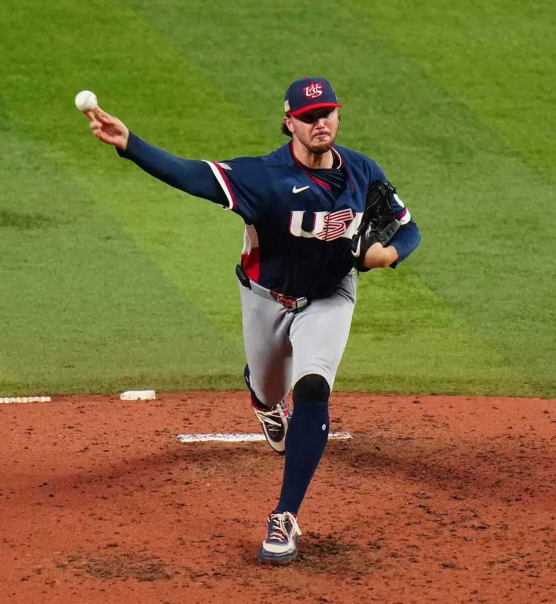 【画像・写真】【WBC】米国、2度目の優勝に王手　スキーンズ1失点粘投で3大会連続決勝進出