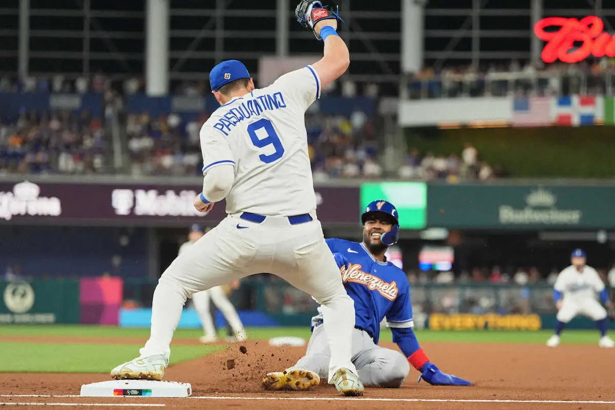 【画像・写真】【WBC】公式Xが「WBC最優秀男優賞」発表！　イタリア遊撃手が絶妙“演技”で初回のビッグプレー演出