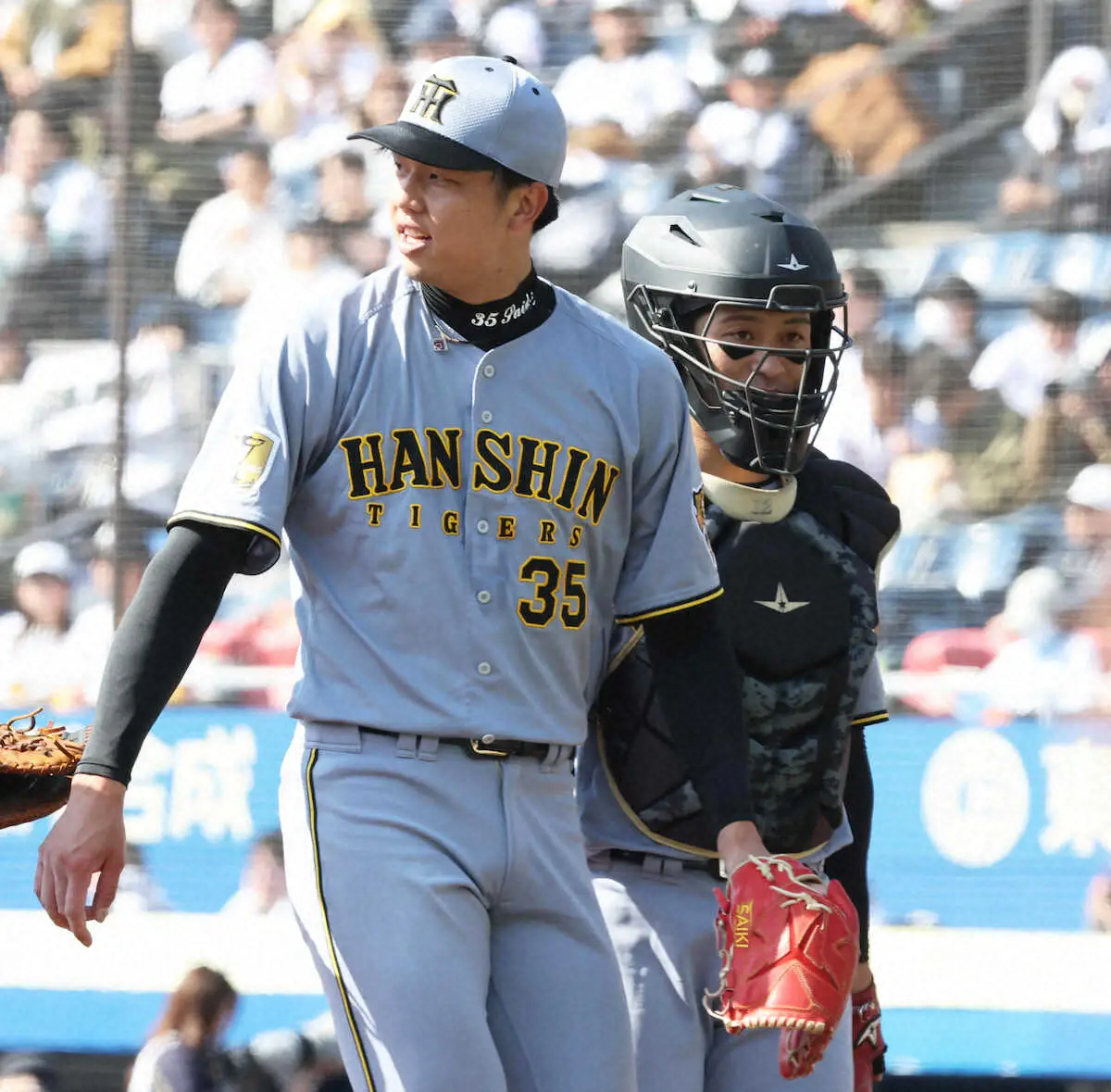 【画像・写真】阪神　才木浩人「目が真っ赤っかだったんで。大変だなと」侍・坂本の“激闘のあと”感じ取りながら好投