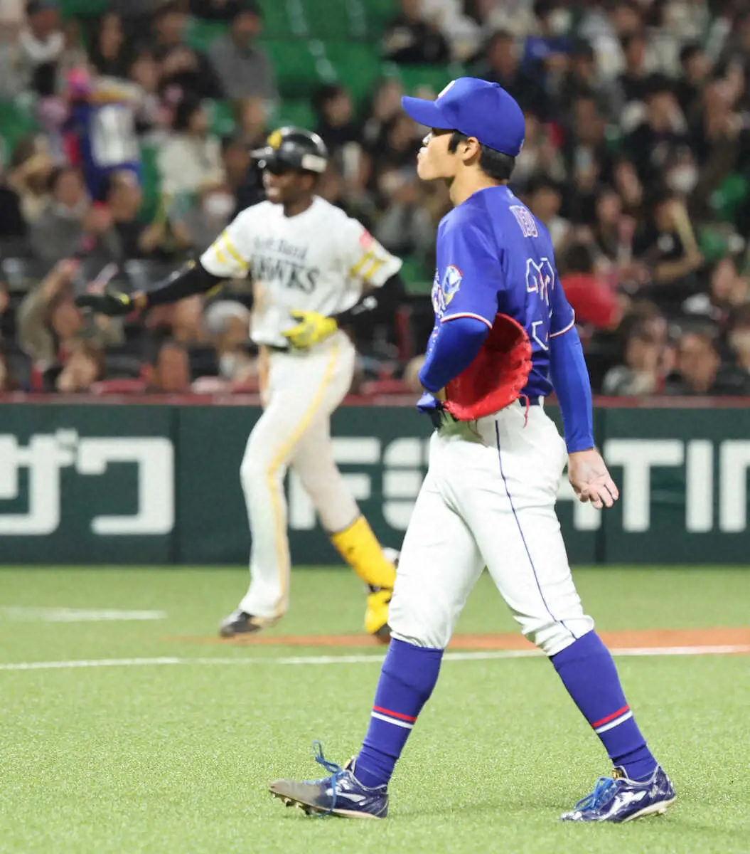 【画像・写真】中日・根尾昂　ついに初自責点…オープン戦5試合目の登板でソフトバンク・イヒネに2ラン浴びる