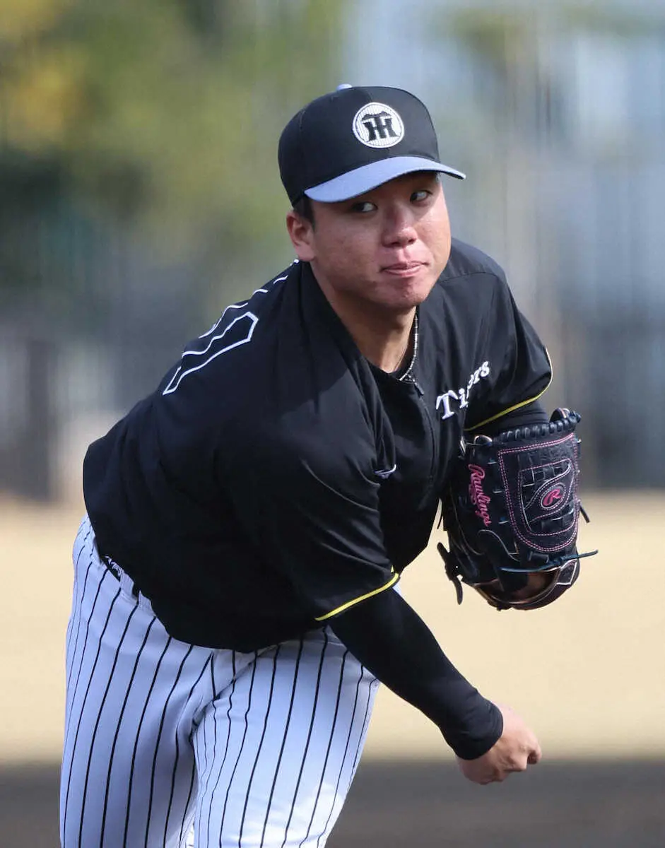 【画像・写真】阪神・村上頌樹、ルーキーに胸を貸す！「自分は慌てることはない」開幕戦で巨人ドラ1・竹丸和幸と対決へ