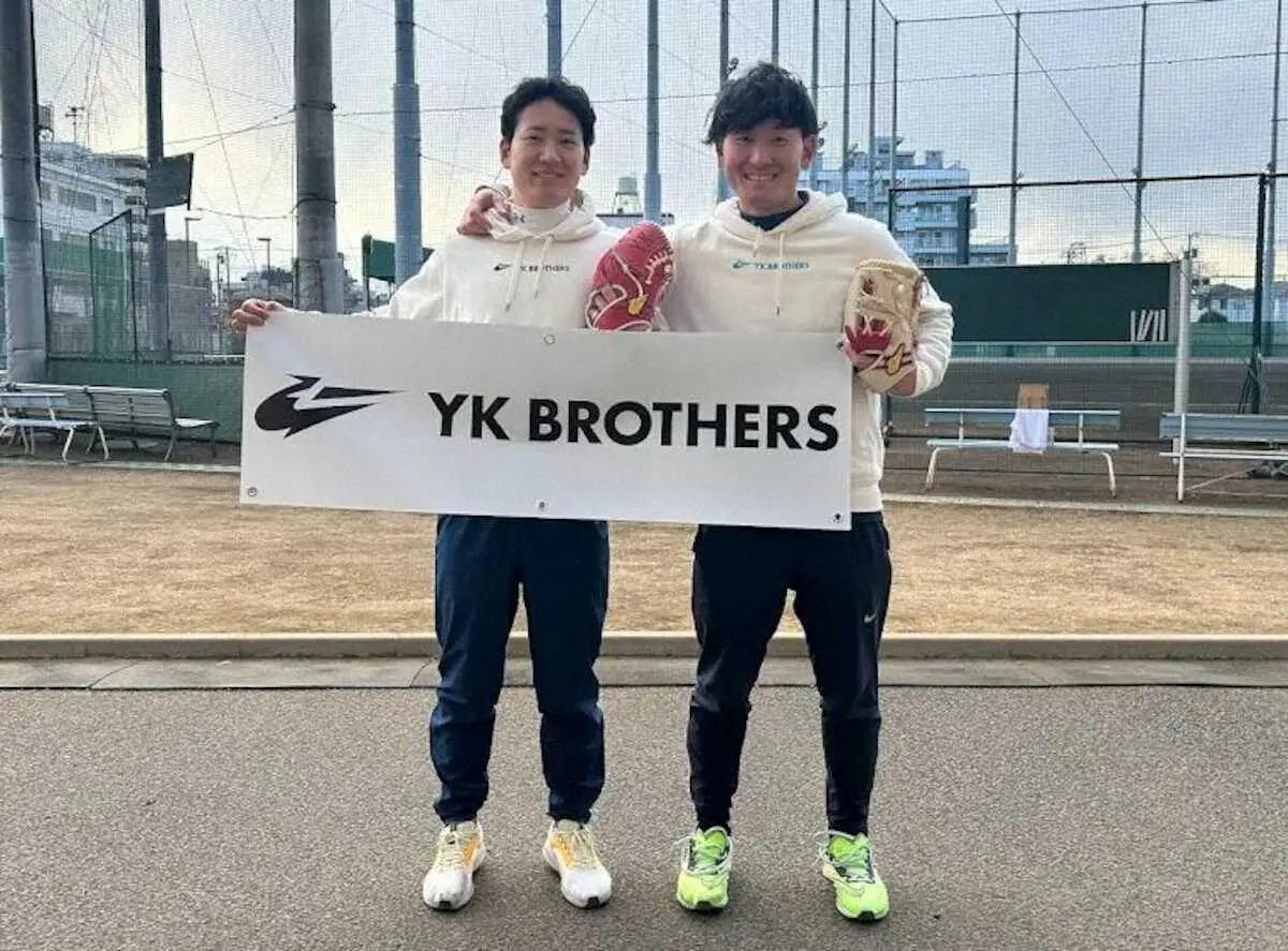 【画像・写真】早実元エース鈴木健介さんが兄・裕司さんと設立したグラブメーカー「YK　BROTHERS」に込めた思い