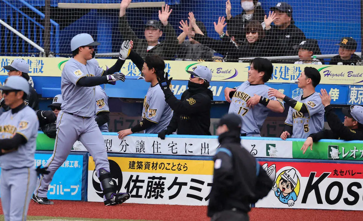 【画像・写真】阪神・森下が帰国2試合目で1号2ラン　チームはオープン戦7勝目