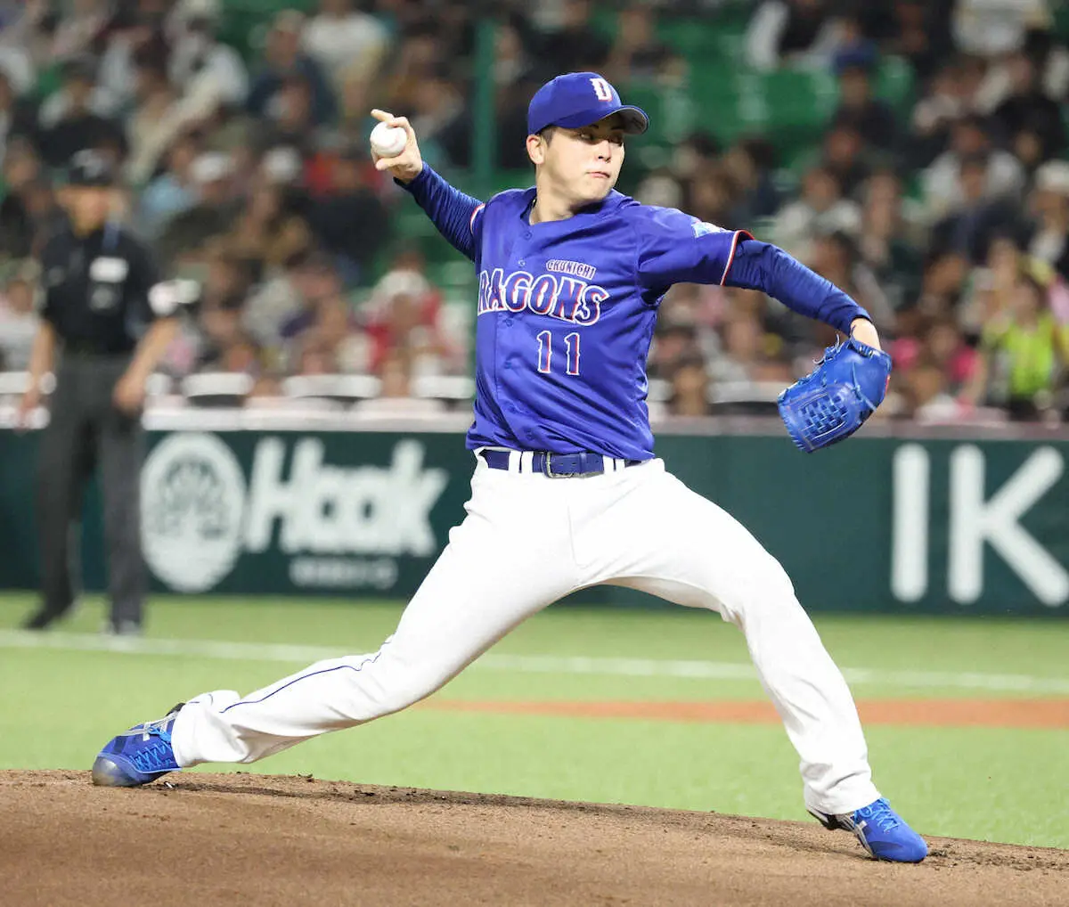 【画像・写真】中日のドラ1・中西聖輝　プロ最長5回2/3を1失点の好投！　開幕ローテもグイっ