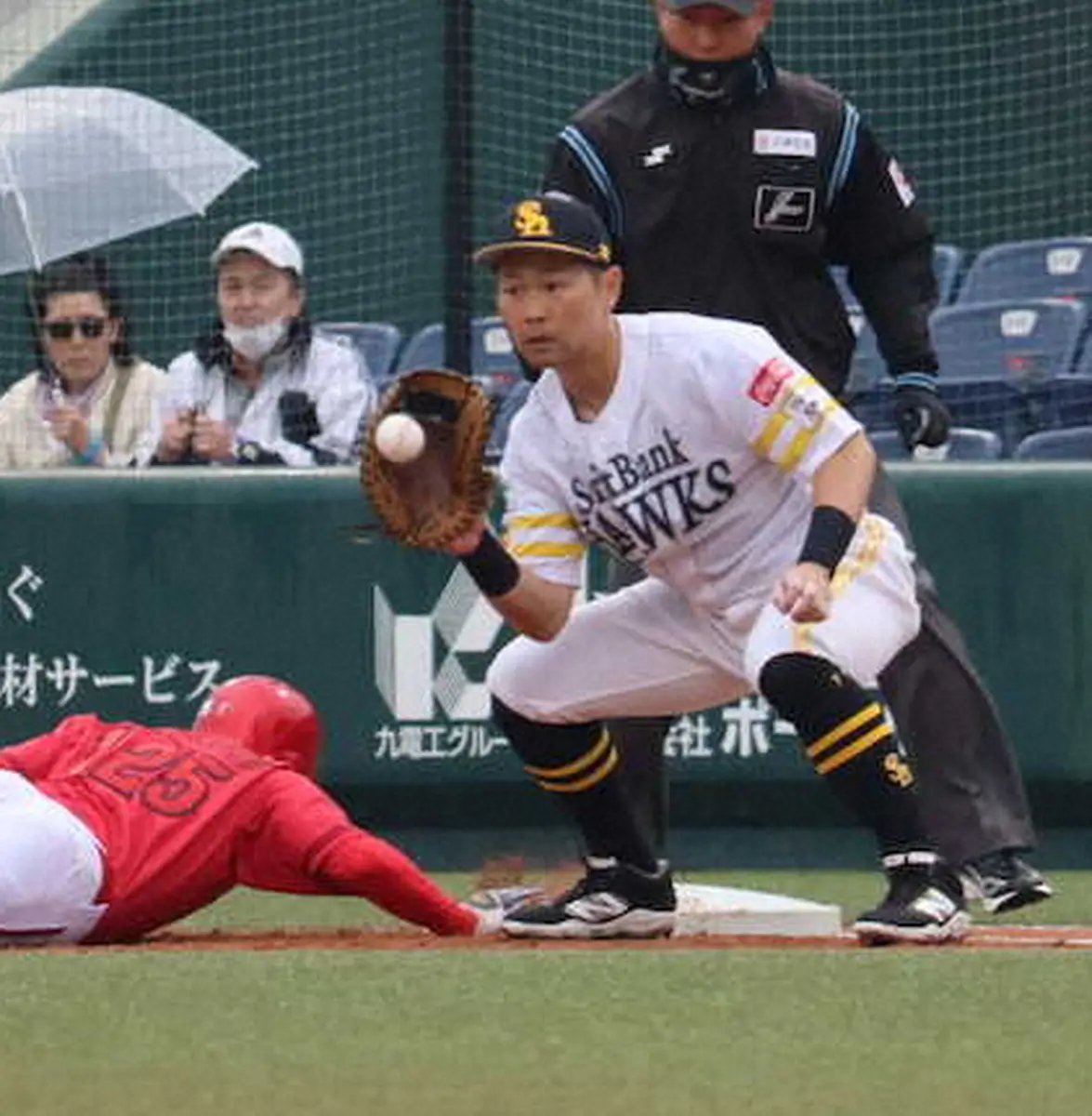 【画像・写真】ソフトバンク・中村晃、2軍戦で5カ月ぶり守備「良い緊張感でした」