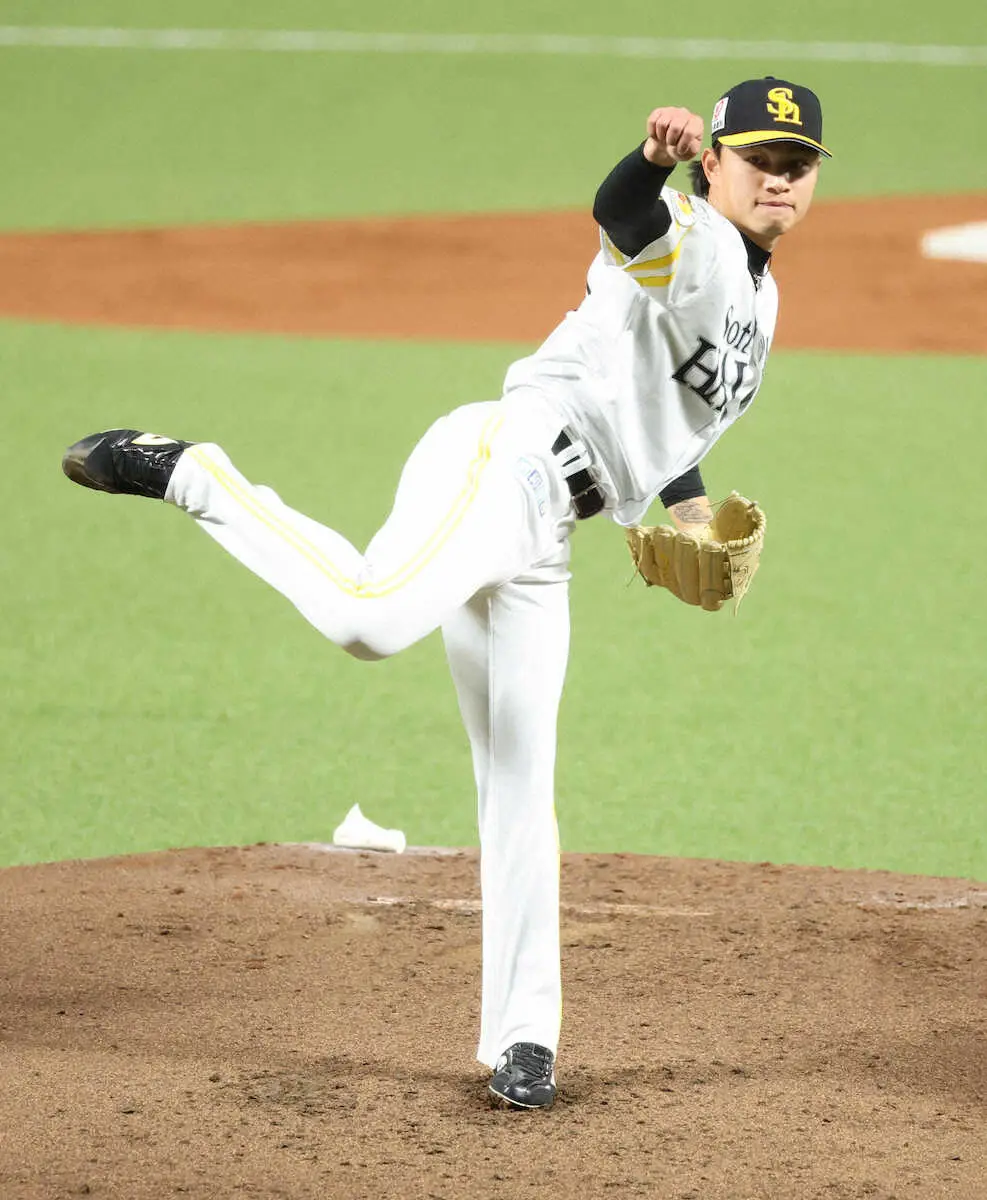 【画像・写真】ソフトバンク・徐若熙は開幕ローテ内定！台湾の至宝が初の本拠で躍動、最速155キロ&変化球で圧巻7K