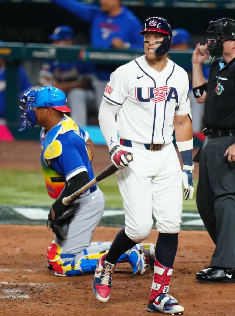 【画像・写真】【WBC】米国2大会連続準優勝　主将・ジャッジ3三振「最悪な気分だが、エキサイティングだった」
