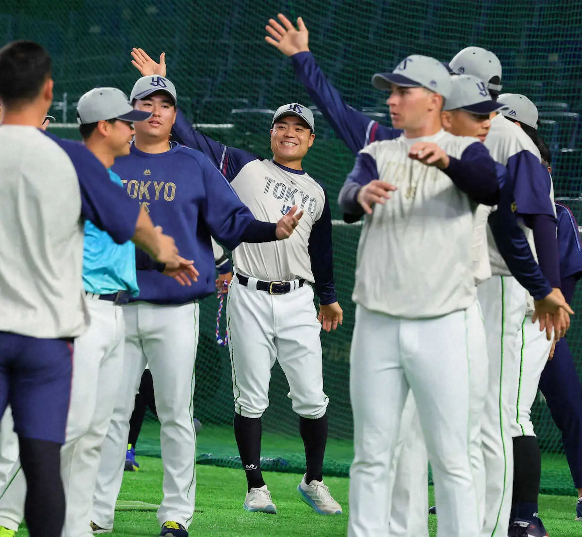 【画像・写真】ヤクルト中村悠　チーム合流　WBC準々決勝で敗れた戦い振り返り…課題痛感「差を凄く感じた」