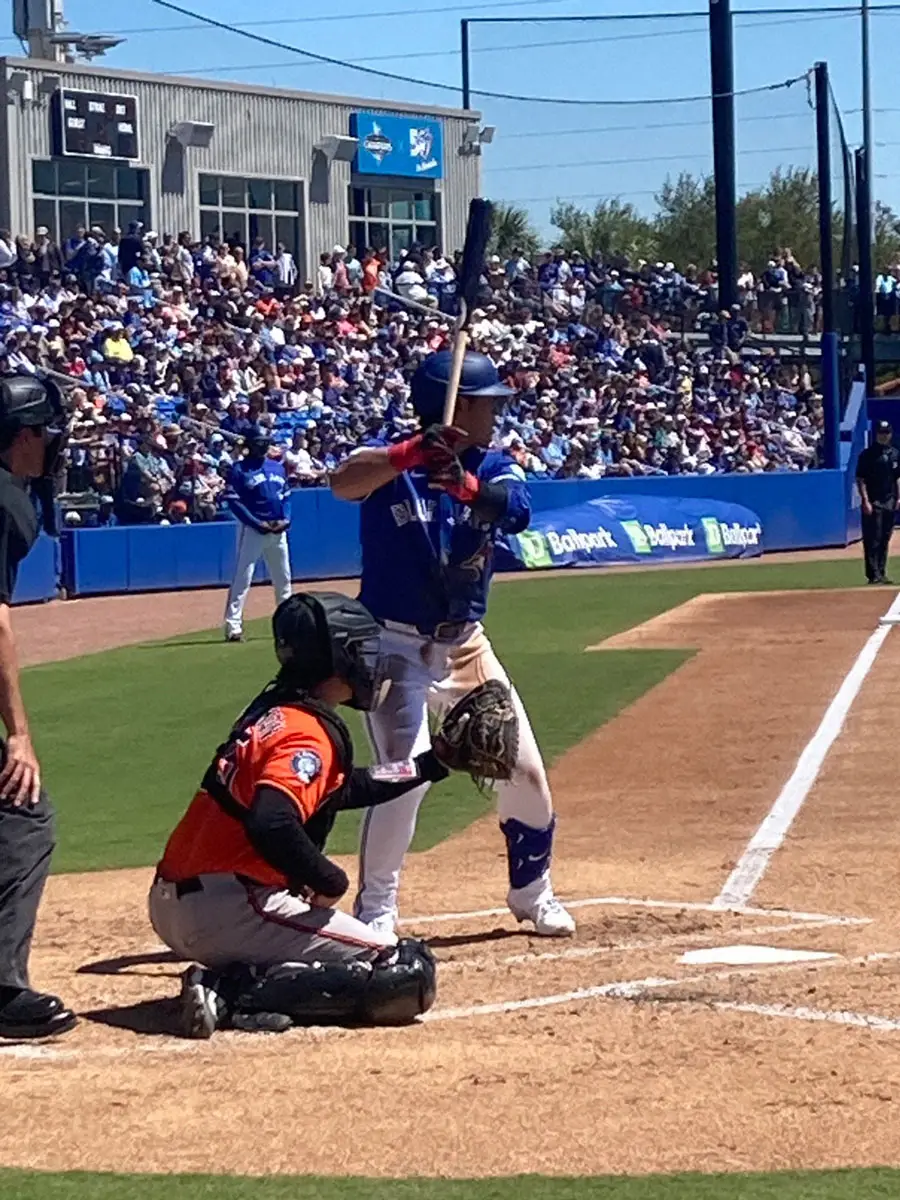【画像・写真】ブルージェイズ・岡本　WBC後初OP戦は3打席連続四球　指揮官「ゾーンをコントロールできている」
