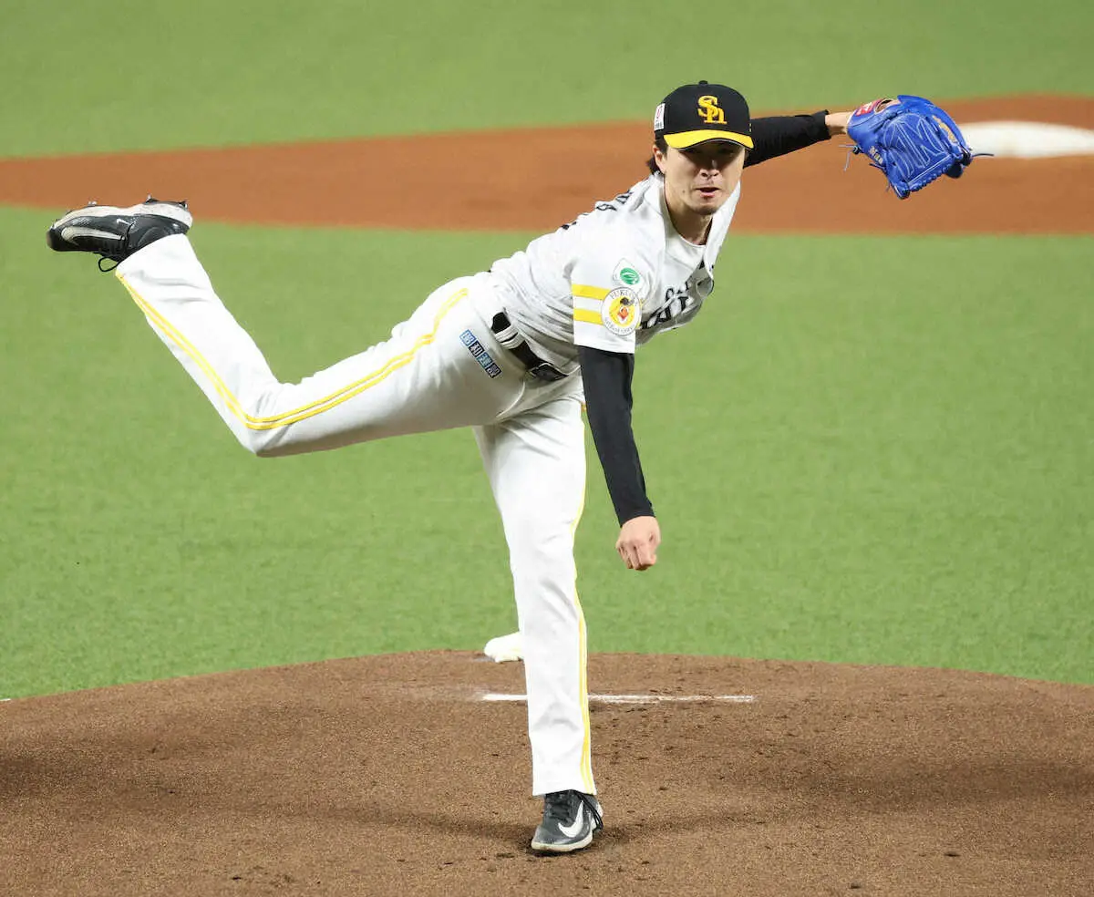 【画像・写真】ソフトバンク　上沢直之が開幕リハ完了「オフに取り組んだことが実を結んで」