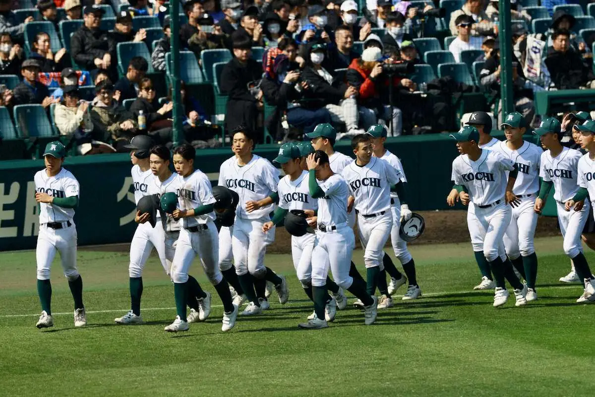 【画像・写真】【センバツ】初出場の高知農が価値ある1得点も敗戦　21世紀枠は13連敗、一般選考枠には25連敗