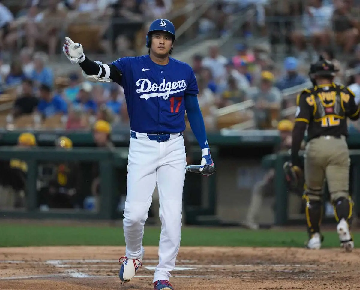 【画像・写真】大谷翔平　WBC後初の打者出場は3打数無安打2三振　3年ぶり二刀流開幕、投打とも調整は最終段階へ