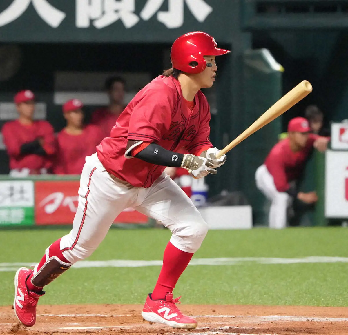 【画像・写真】広島　小園海斗がWBCから復帰後初安打　4回に中前打を放ち「シーズンに向けていい感じになってきた」