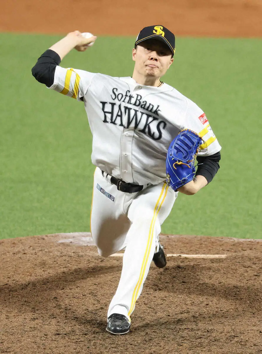 【画像・写真】ソフトバンク　松本裕樹がWBCからチーム復帰後初登板　10球で3者凡退に抑え「問題なく投げられた」