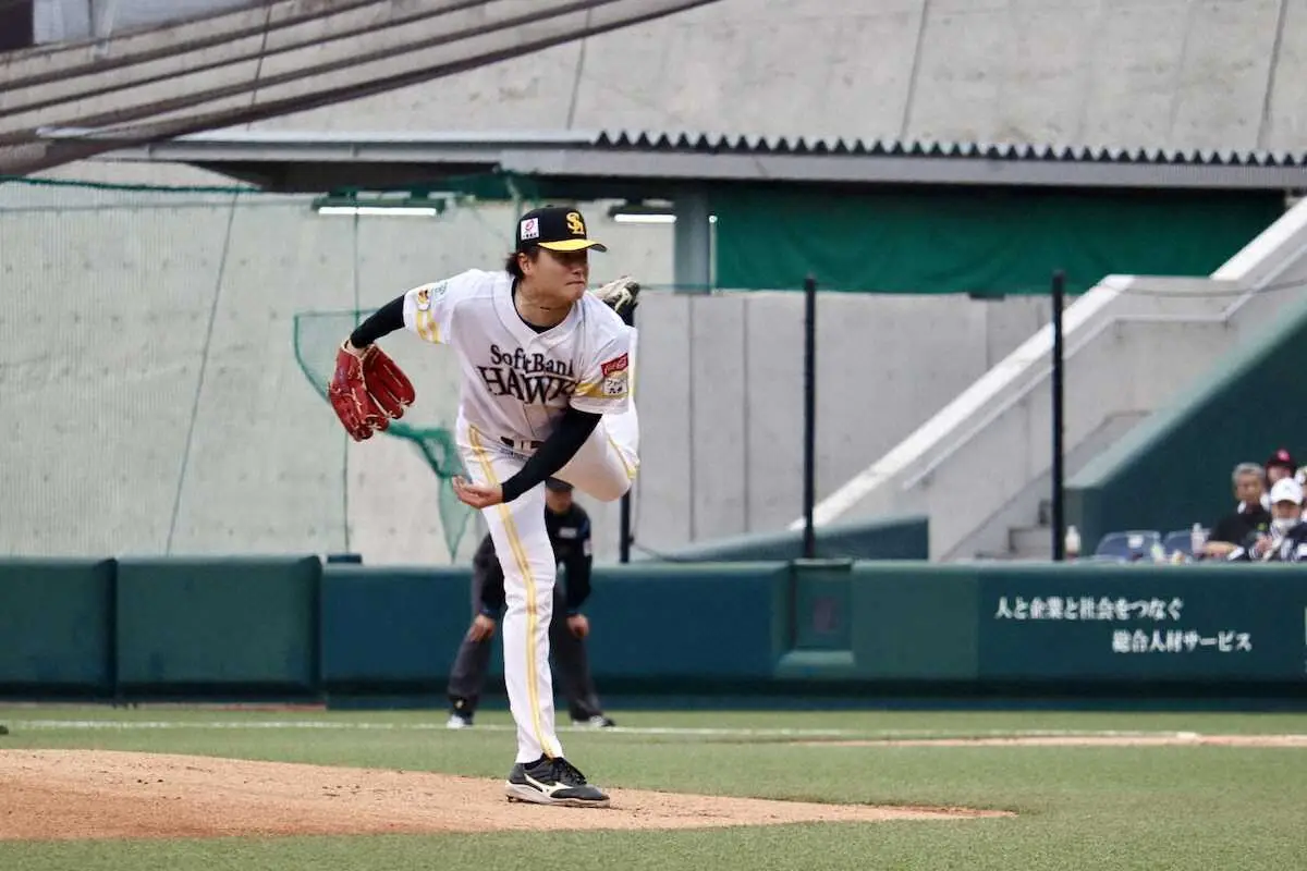 【画像・写真】ソフトバンク・前田純　約8カ月ぶりファーム公式戦　左肘炎症から復帰で「状態上がれば通用する」