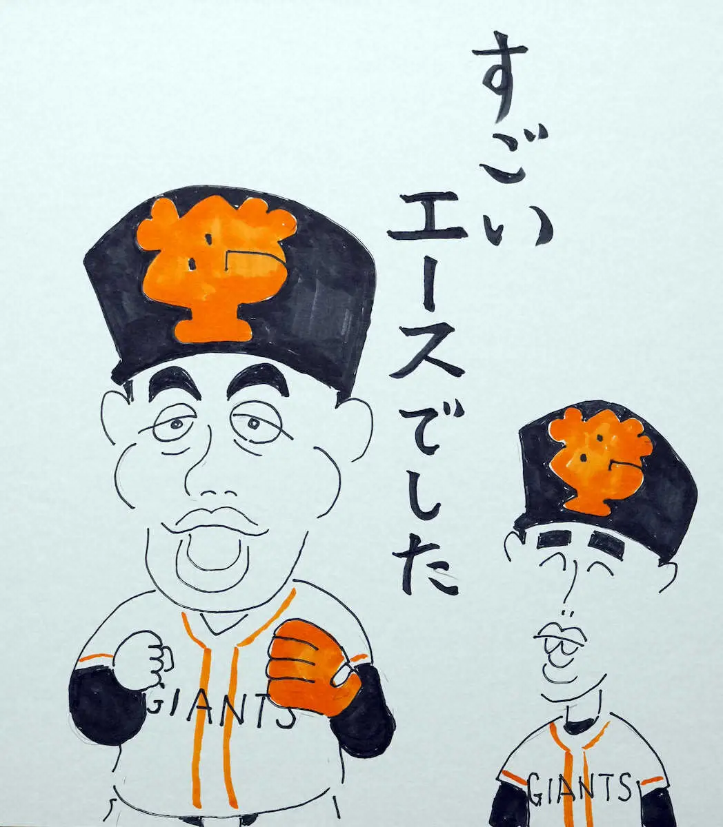 【画像・写真】【木田優夫画伯の球界絵日記】斎藤先輩は開幕男だけど、そこは「マサオ・キダ」でしょ！？
