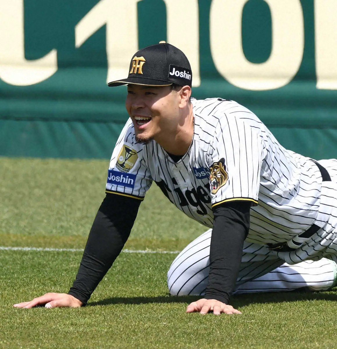 RC【佐藤輝明】開幕スタメンプロ初打席初打点（21.3.26） 阪神】ドラ1・佐藤 プロ初打席で初打点！サンズが球団初の外国人選手