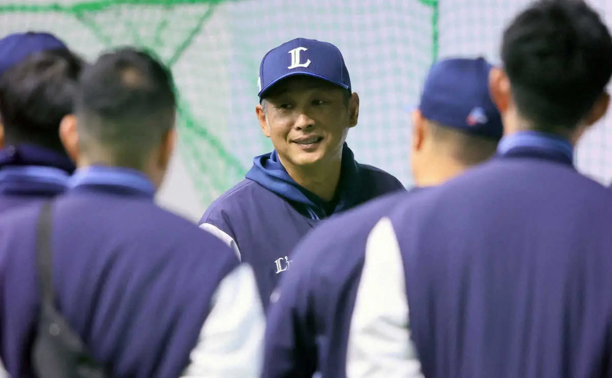 【画像・写真】西武・西口文也監督が開幕へ意気込み「打ち勝つ野球で1点でも多く取る」