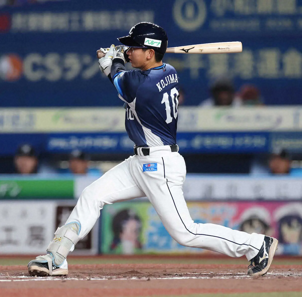 【画像・写真】西武ドラ1・小島大河がプロ初打席初安打　明大同期でバッテリーを組んでいたロッテドラ2・毛利から