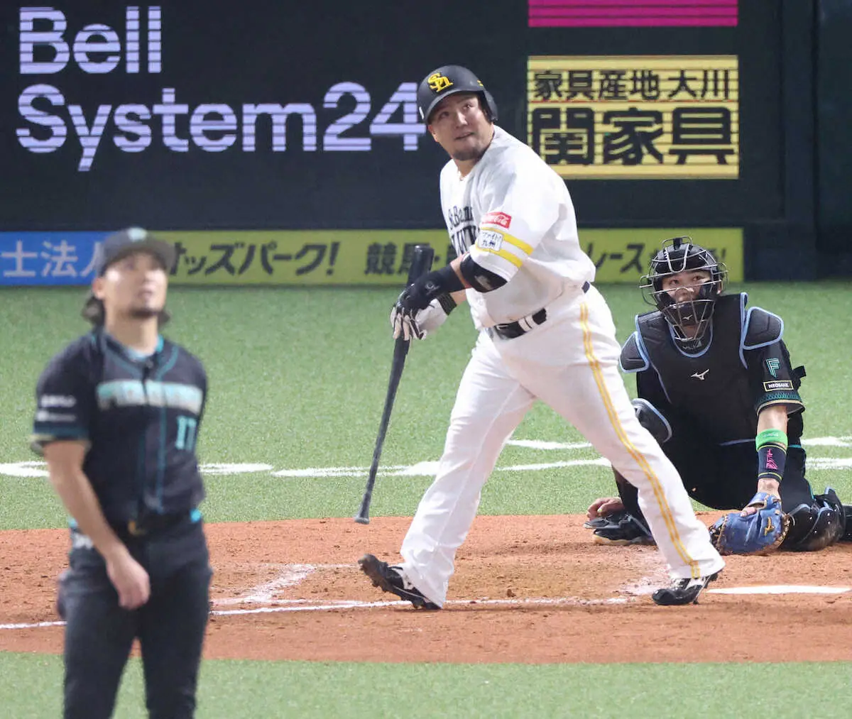 【画像・写真】ソフトバンク・山川穂高　今季1号同点弾も「どすこい」せず！　昨季の不振受け封印宣言