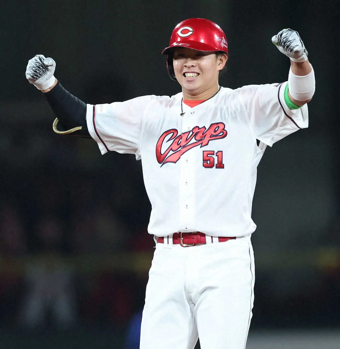 【画像・写真】広島　開幕劇勝！ドラ1・平川蓮の同点打からの～ドラ3・勝田成サヨナラ打　どっちもプロ初安打