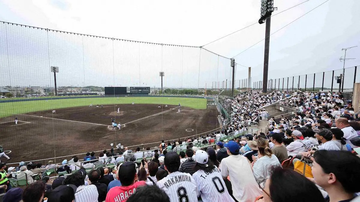 【画像・写真】ロッテ　地域振興活動の一環でファーム・リーグ14試合を千葉県内で開催