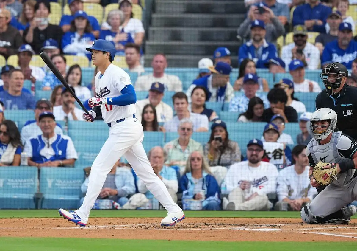 【画像・写真】大谷翔平　WBCベネズエラ代表左腕から連続四球も、3打席目は併殺　ABSで判定変わる不運も