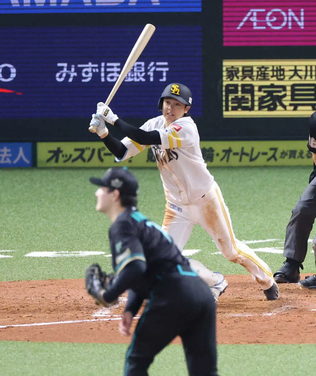 【画像・写真】ソフトバンクが全て逆転で開幕同一カード3連勝!!　南海時代の1959年以来
