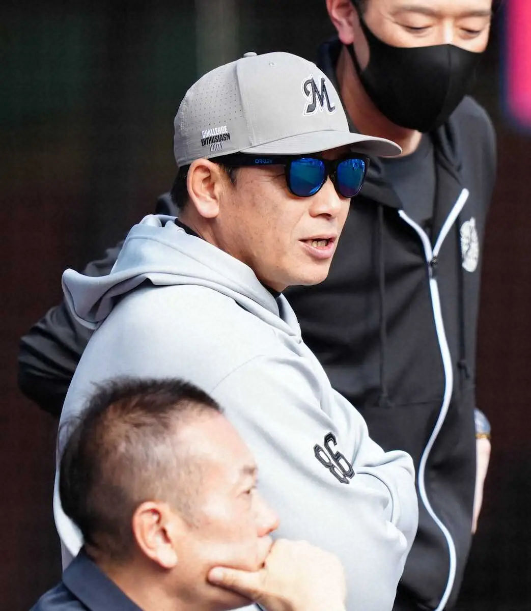 【画像・写真】ロッテ・サブロー監督「このメンバーを使った僕が悪い」　4戦目の指揮でノーノーの屈辱