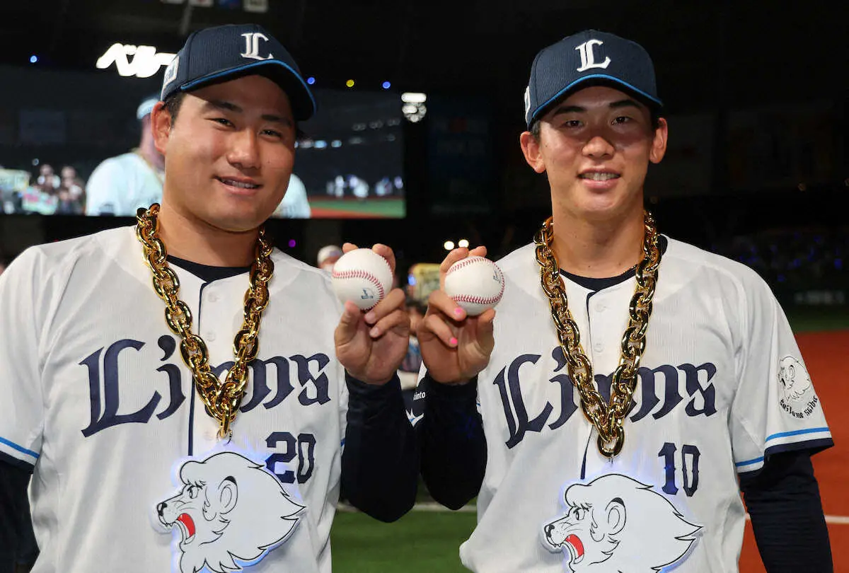 【画像・写真】西武・岩城がプロ初登板初セーブ　「100点の投球」　新守護神として存在感