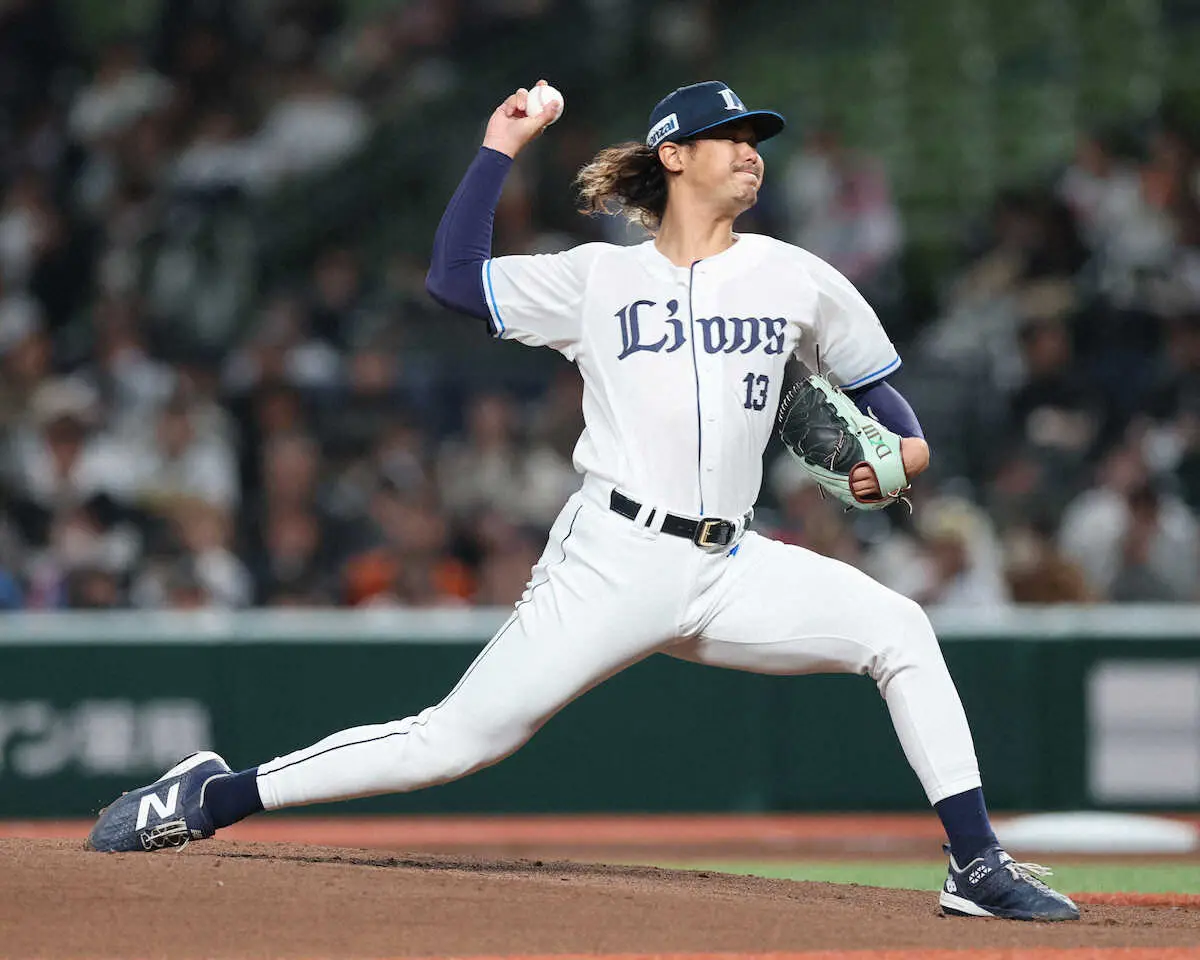 【画像・写真】西武・高橋光成　6回4失点で降板　5回まで零封も…6回に小島の2度の捕逸と四死球絡み暗転